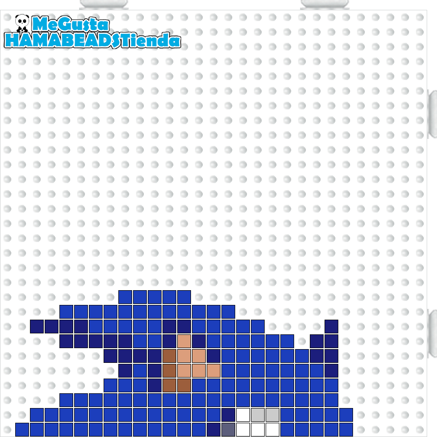Sonic2 hama beads midi 1
